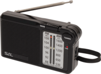 Sal RPC5 Hordozható FM Zsebrádió - Fekete