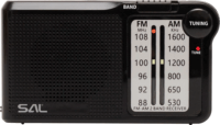 Sal RPC5 Hordozható FM Zsebrádió - Fekete
