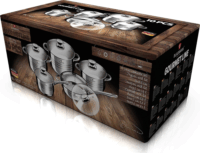 Blaumann BL-1637N Rozsdamentes Acél Edénykészlet - Inox (10 Részes)