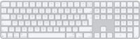 Apple Magic Keyboard (2024) Touch ID/ Numeric Wireless Billentyűzet HUN - Fehér