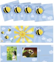 Daiber Biene 13×18 Fotómappa Gyerekeknek 25 db - Méhecske Mintás