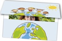 Daiber Porvédő Fotóboríték Gyerekeknek 15×20 cm 25 db - Földgömb Mintás