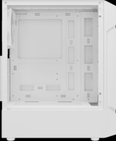 Gamdias Aura GC7 ARGB Midi Torony Számítógépház + 3db 120mm ventilátor - Fehér