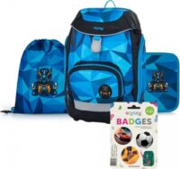 Oxybag Oxy Sherpy 4 részes Robot mintás iskolatáska készlet - Mintás