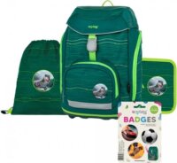Oxybag Oxy Sherpy 4 részes Green iskolatáska készlet - Mintás