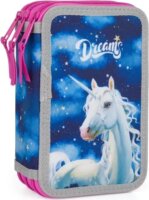 Oxybag Unikornis háromemeletes töltetlen tolltartó 6.5 x 19.5 x 12.5 cm - Mintás