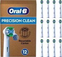 Braun Oral-B Precision Clean Elektromos fogkefe Pótfej - Fehér / Kék (12db)