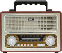 Sal RRT3 AM-FM-SW Digitális Tuneres Retro Táskarádió - Barna
