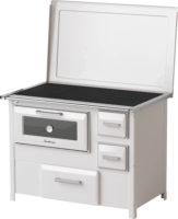 Warnex MBS9-RS Szabadonálló Balos Sparhelt 1100W - Fehér