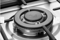 MPM MPM-93-KGM-33 Kombinált 5 zónás szabadonálló Gáz/Elektromos Tűzhely - Inox