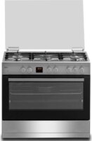 MPM MPM-93-KGM-33 Kombinált 5 zónás szabadonálló Gáz/Elektromos Tűzhely - Inox