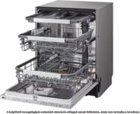 Lg DB476TXS Beépíthető mosogatógép 60cm 14 teríték - Inox