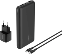 Belkin BU042kqBK BoostCharge Powerbank 20.000mAh 15W + USB-C kábel + tároló tok - Fekete