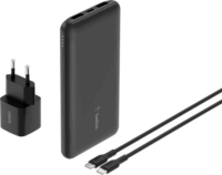 Belkin BU041kqBK BoostCharge Powerbank 10.000mAh 25W + USB-C kábel + Tároló tok - Fekete
