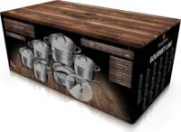 Blaumann BL-1410 Rozsdamentes Acél Edénykészlet - Inox (12 részes)