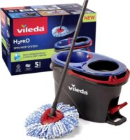Vileda H2PrO Spin Mop Lapos felmosó szett 8L - Fekete / Piros