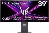 LG 39" 39GX900A-B.AEU UltraGear 21:9 WQHD OLED Ivelt Gaming Monitor - Fekete