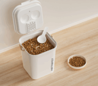 Astropet Vega Okos Vákuumos Kisállat Ételtároló tartály - Fehér