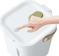 Astropet Vega Okos Vákuumos Kisállat Ételtároló tartály - Fehér