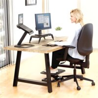 Fellowes Hana Elektromos Állítható Monitor Állvány Max.22,6 kg - Fekete