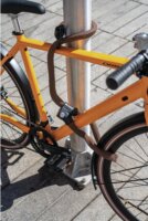 ABUS Infinity Loop 1806/140 Kulcsos kerékpár zár - Narancssárga