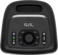 SAL BTCUBE Hordozható Bluetooth Vízálló hangszóró 70W - Fekete