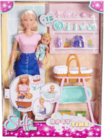 Steffi Love: Baby Time játékszett 15 kiegészítővel 29cm