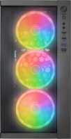Rampage VEGA V2 ATX Torony Számítógépház + 4×120mm RGB ventilátor - Fekete