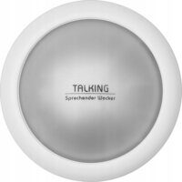 TFA 60.2565.54 Talk 2 Rádiójel-vezérelt ébresztőóra Ø 13cm - Fehér