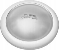 TFA 60.2565.54 Talk 2 Rádiójel-vezérelt ébresztőóra Ø 13cm - Fehér