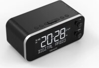 Albrecht DR 455 DAB+/UKW Asztali Rádiós ébresztőóra Digitális kijelzővel - Fekete