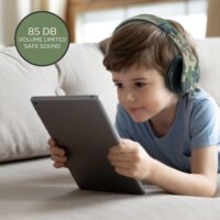 PowerLocus P2 Gyerek Bluetooth Fejhallgató Headset - Terepmintás