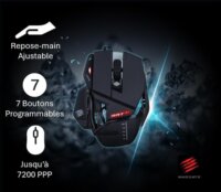MadCatz R.A.T. 4+ Optikai Vezetékes Gaming Egér - Fekete