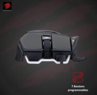 MadCatz R.A.T. 4+ Optikai Vezetékes Gaming Egér - Fekete