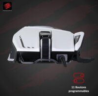 MadCatz R.A.T. 6+ Optikai Vezetékes Gaming Egér - Fehér