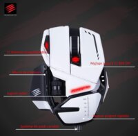 MadCatz R.A.T. 6+ Optikai Vezetékes Gaming Egér - Fehér