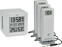 TFA TFAme ID-01 WLAN Gateway kezdőkészlet 3 hőmérséklet távadóval - Fehér