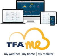 TFA TFAme ID-01 WLAN Gateway kezdőkészlet 3 hőmérséklet távadóval - Fehér