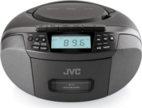 JVC RCE444B Hordozható CD Lejátszós Rádiómagnó - Fekete