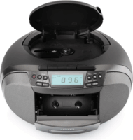 JVC RCE444B Hordozható CD Lejátszós Rádiómagnó - Fekete