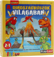 PlayLand Dexy Dinoszauruaszok világában 2az 1ben társasjáték