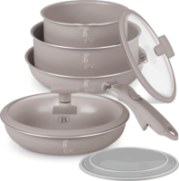 Berlinger Haus BH/8255 Alumínium Serpenyő Készlet Levehető Nyéllel (9db)