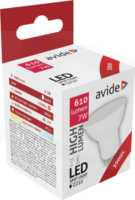 Avide ABGU10WW-7W-AP LED Spot Izzó 7W 600lm 3000K GU10 - Meleg Fehér