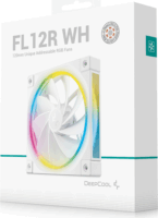DeepCool FL12R 120mm PWM RGB LED Rendszerhűtő ventilátor - Fehér