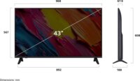 Lg 43" 43QNED70A6A 16:9 4K UltraHD QNED Smart TV