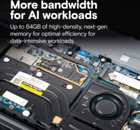 Crucial 64GB / 7500 LPDDR5X LPCAMM2 CL40 Single Notebook RAM