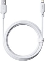 Baseus Silky Series USB - Lightning iPhone 2.4A töltőkábel 2m - Fehér