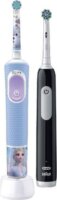 Oral-B Family Edition Pro Series 1 Felnőtt + Pro gyerek Elektromos fogkefe - Fekete / Jégvarázs mintás