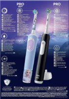 Oral-B Family Edition Pro Series 1 Felnőtt + Pro gyerek Elektromos fogkefe - Fekete / Jégvarázs mintás