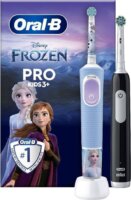 Oral-B Family Edition Pro Series 1 Felnőtt + Pro gyerek Elektromos fogkefe - Fekete / Jégvarázs mintás